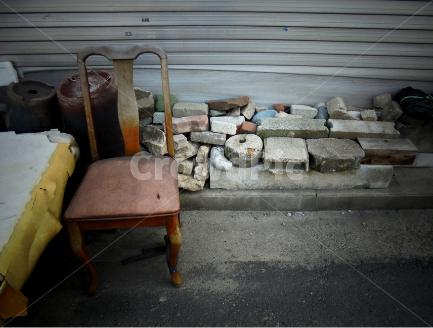 의자,휴식,골목,chair,낡은