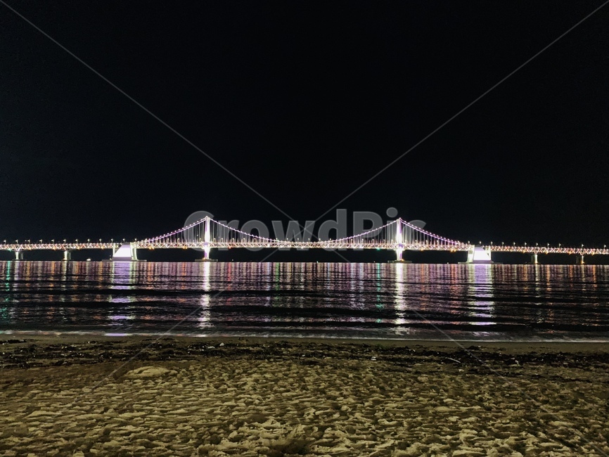 광안리,광안리해수욕장,야경,광안리야경,모래밭,멋진야경,해변,바다,beach,sea,야경,밤,풍경,nightscape,night,landscape