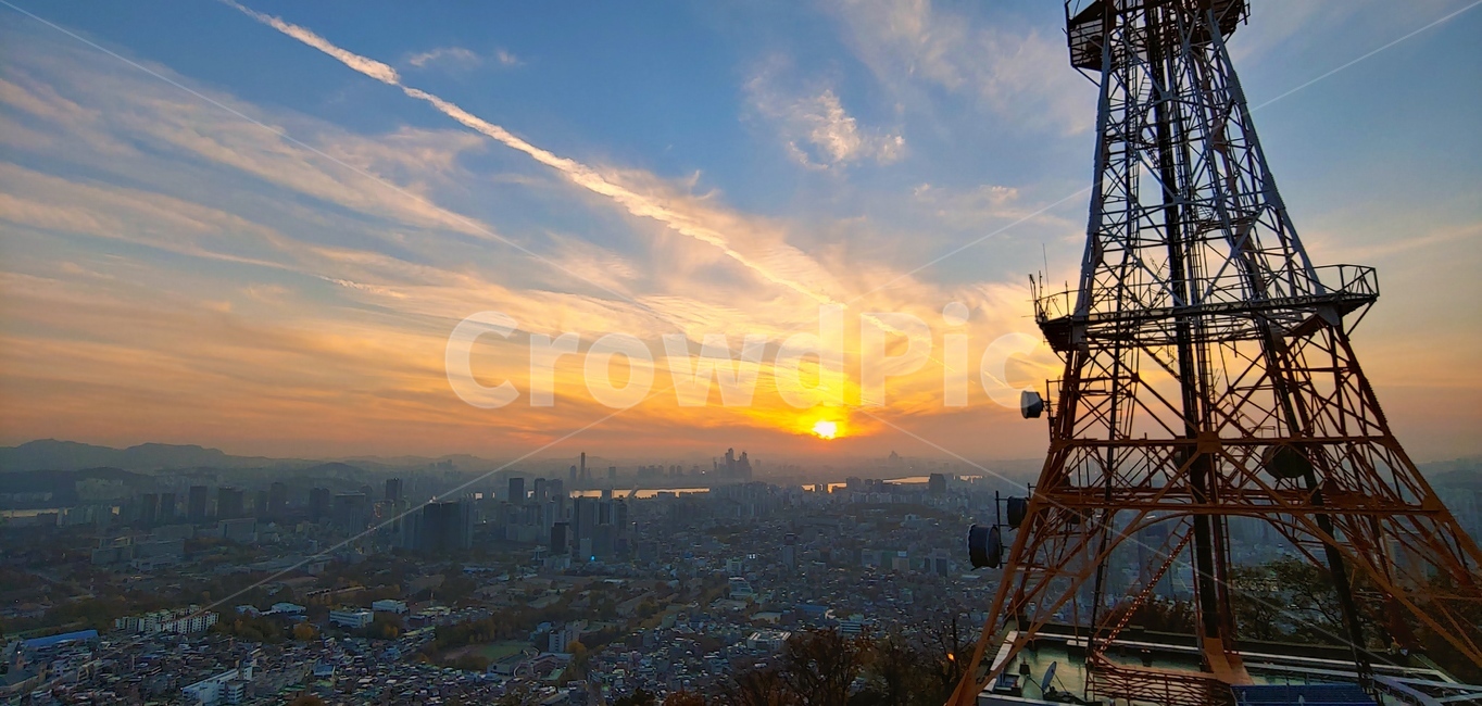 일몰,풍경,배경,송전탑,해,하늘,노란색,구름,도시,풍경,city,landscape,한국도시풍경,한국도시경관,korea cityscape,nature,자연,outdoors,옥외