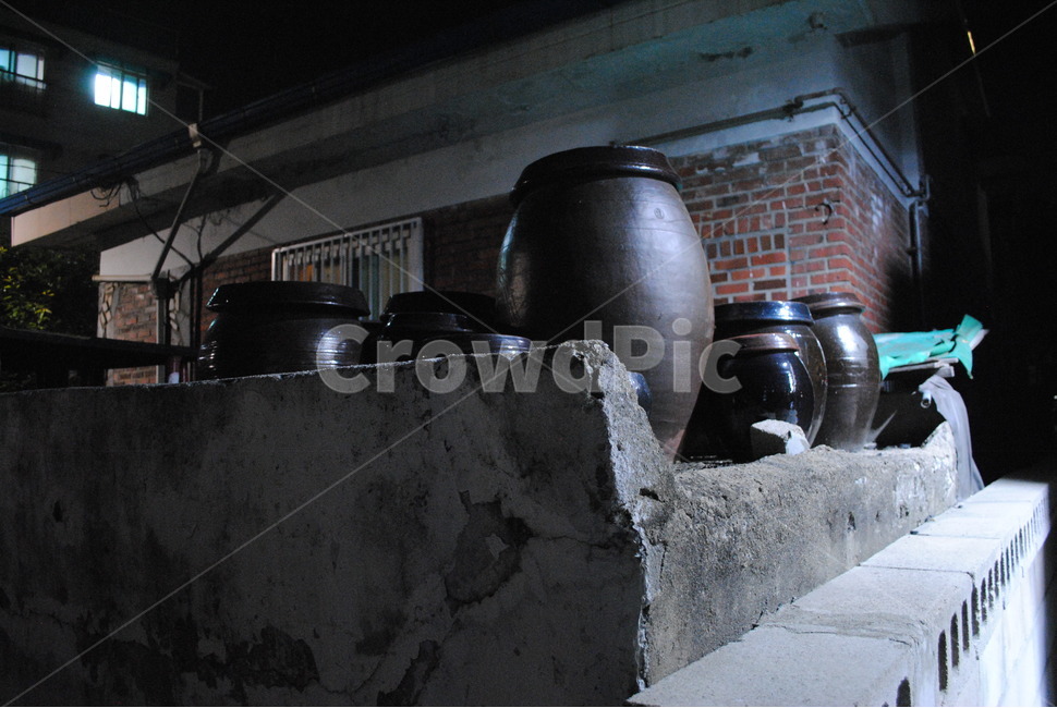 장독대,담벼락,night,wall,항아리,ajarstand,jar,야경,밤,풍경,nightscape,night,landscape
