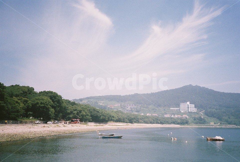 필름,필름사진,film,바다,sea,배,boat,자연,nature,섬,island
