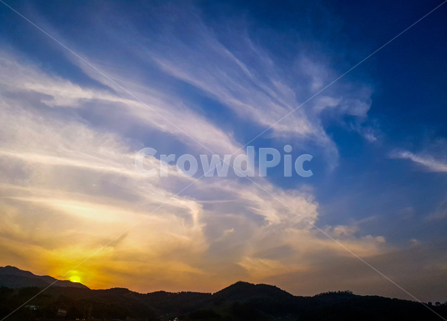 구름,풍경,하늘,노을,동물,매,자연,풍경,nature,landscape,outdoors,옥외,sky,sunlight,햇빛,flare,플레어,light,빛
