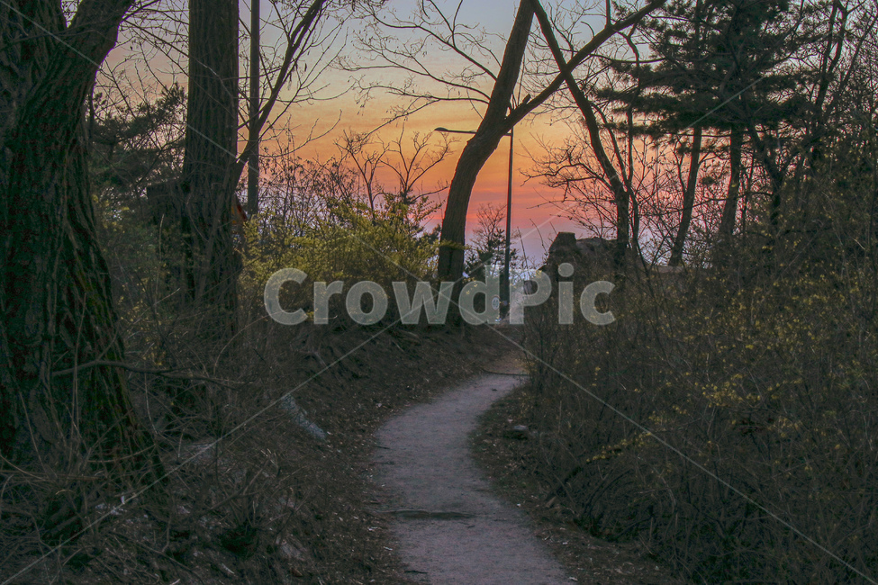노을,산책로,등산로,산책길,일출,sunset,magichour,매직아워,해넘이,해돋이,산,북악산
