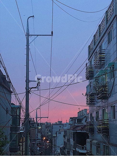핑크빛,핑크하늘,하늘,구름,풍경,분홍하늘,분홍색