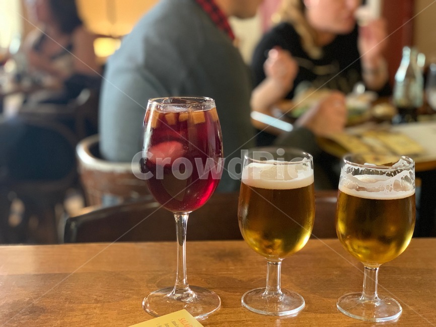 샹그리아,맥주,와인잔,술,알콜,술,주류,alcohol
