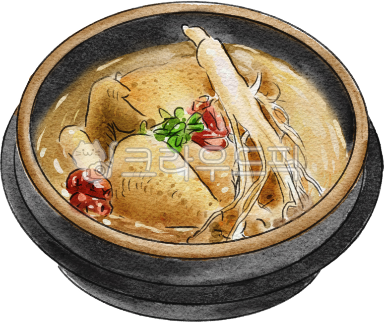 삼계탕,여름보양식,보양식,닭고기,한식,한국보양식,여름음식,삼계탕그림,백숙,닭백숙,닭백숙그림,삼계탕일러스트,한식일러스트,한식그림,음식,음식그림,음식일러스트,아시아음식,아시아음식그림,samgetang,koreanchickensoup,healthyfood,asianfood,food,kfood,soup,chicken,foodillustration,chickensoupillustration