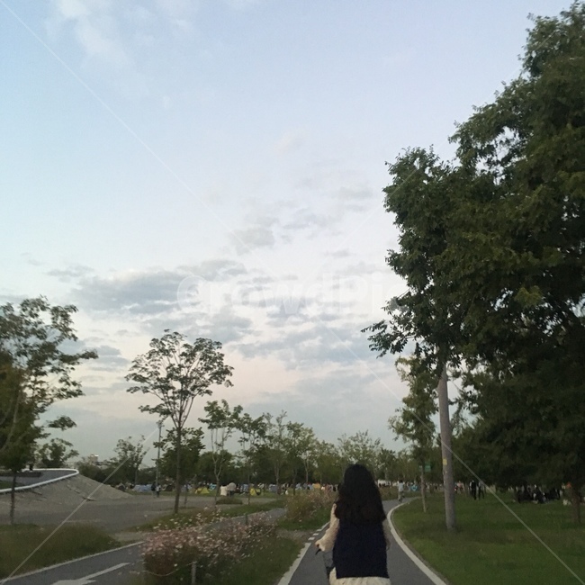 asphalt,아스팔트,사람,person,한강공원,park,사람뒷모습