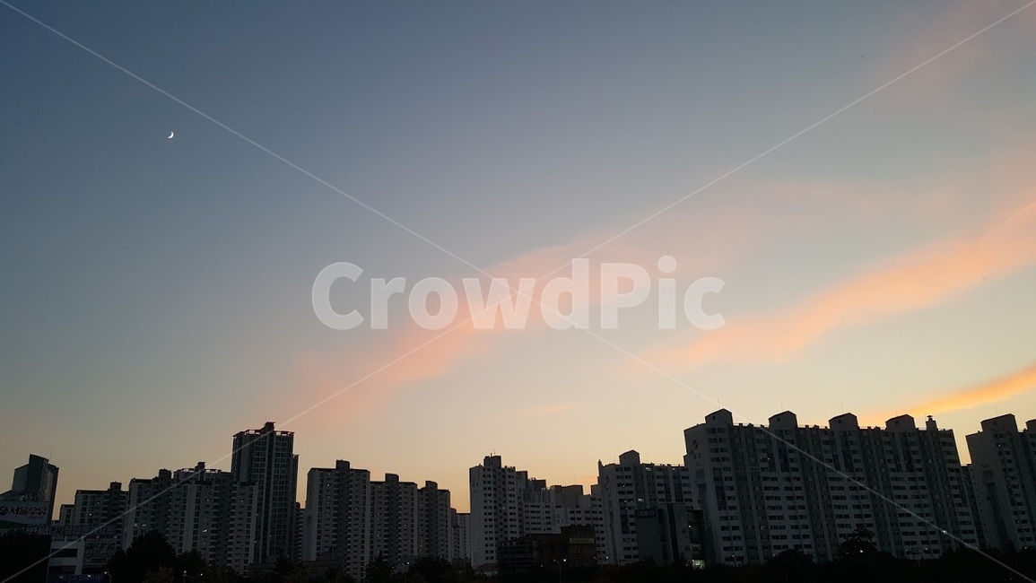 하늘하늘해,노을,풍경,자연,구름