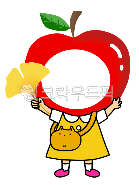 Children,apples,apple face composite,composite design,face composite,kindergarten uniform,kindergarten uniform design,fruit face composite,kindergarten students,autumn,ginkgo leaves