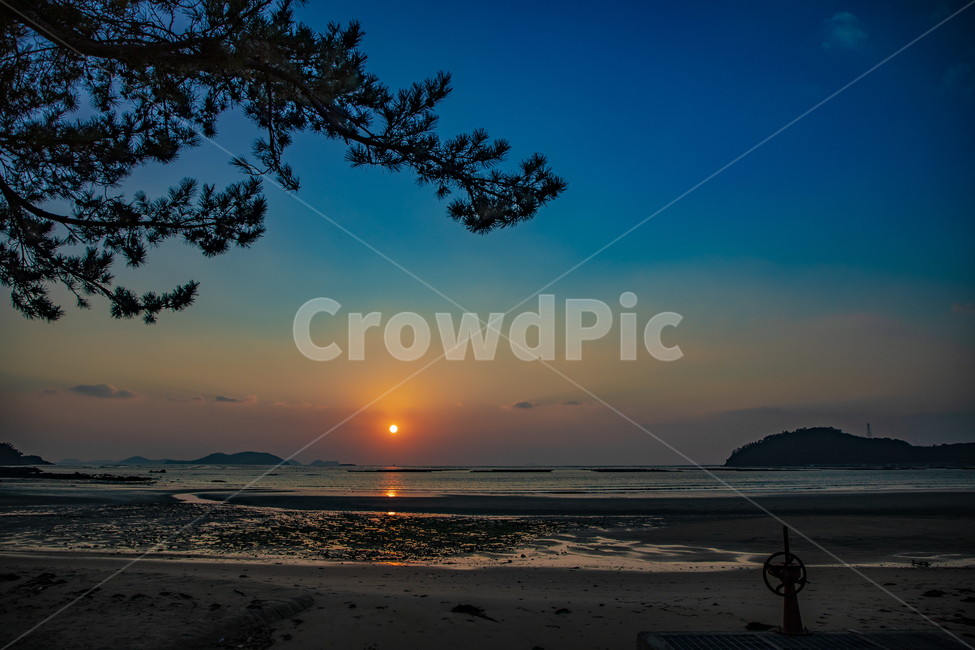sunset,태양,해,일몰,바다,서해,낙조,한국,풍경,자연,풍경,nature,landscape,outdoors,옥외