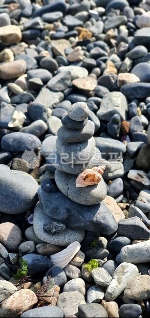 rock, nature, stone tower, shingle, stone - Authentic Korean Stock ...