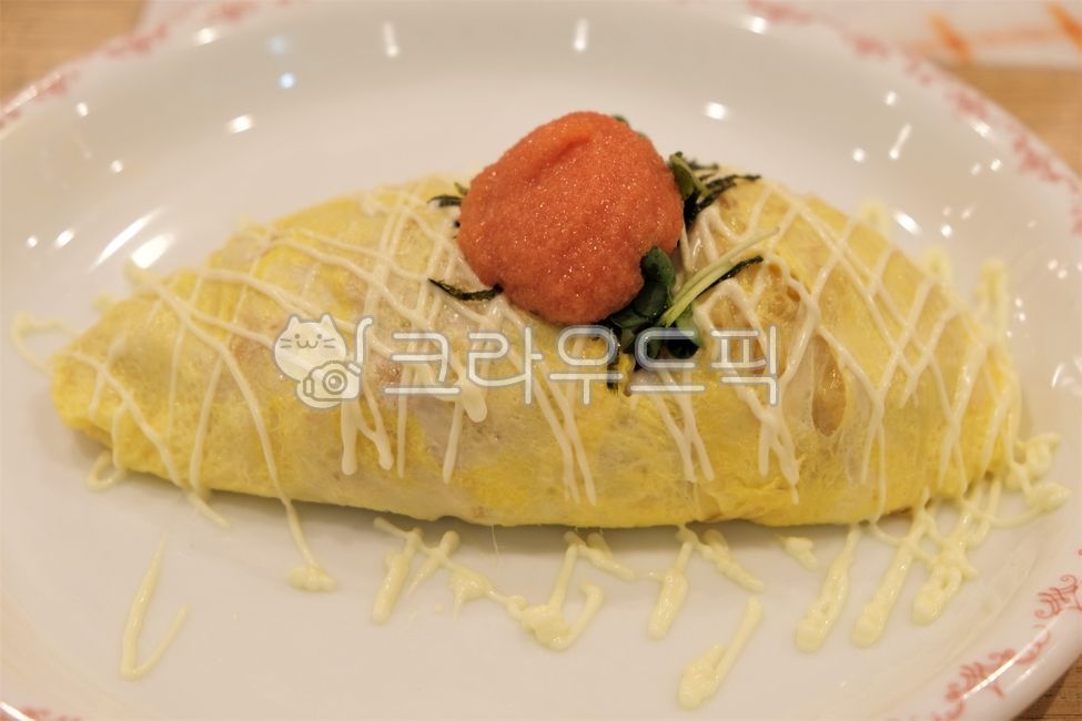 pollack roe omelet rice,Japanese food,pollack roe,omelet rice,omelet,Pollack roe dish
