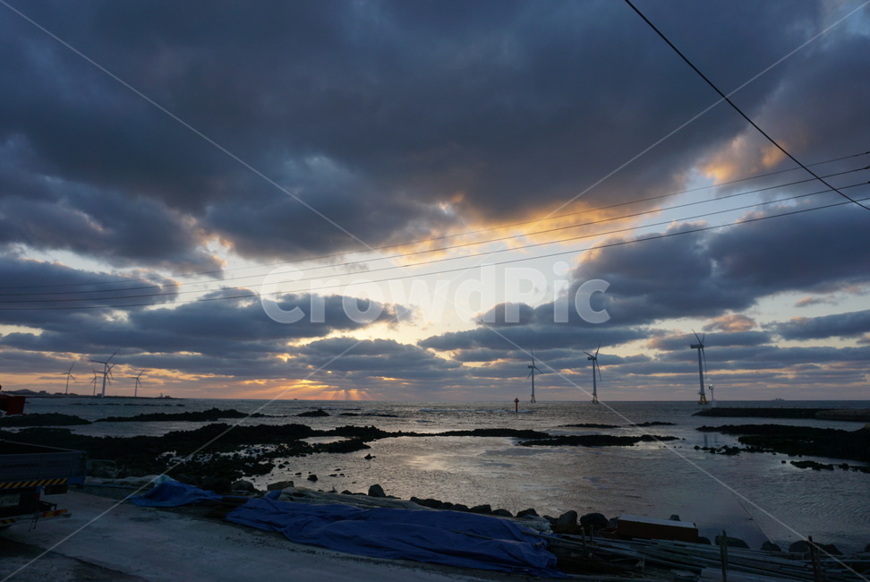 motor,모터,windturbine,풍력터빈,하늘,불빛,light,sky,nature,자연