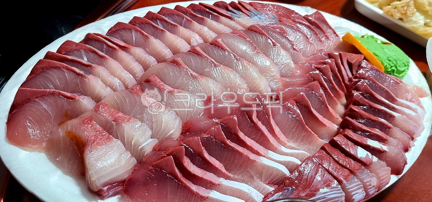 회, food, 음식, 방어회, sashimi, 사진,이미지,일러스트,캘리그라피 - luveena작가
