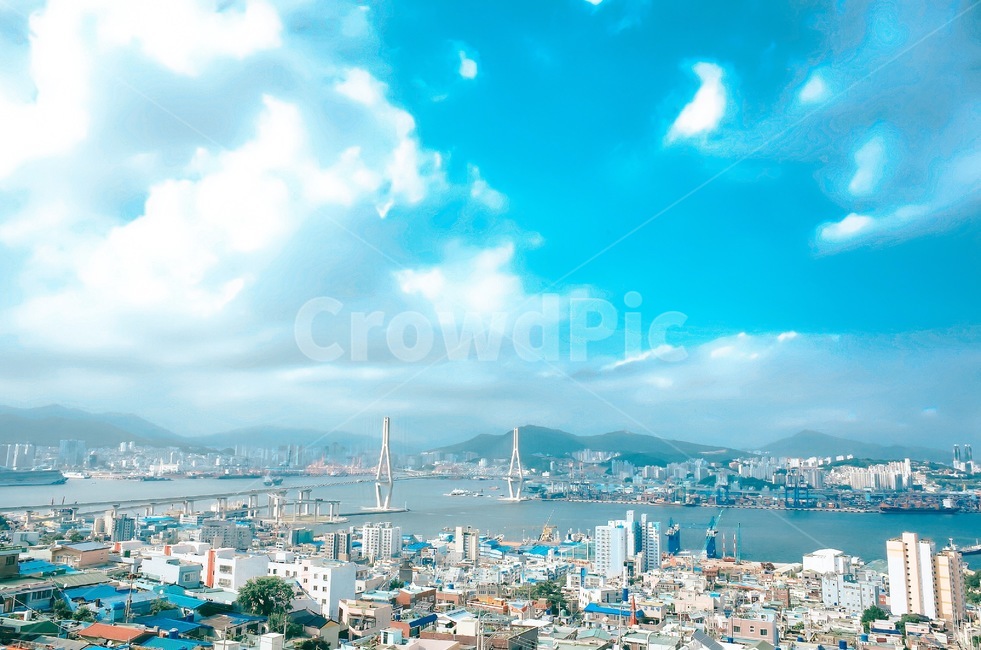 부산,영도,부산항대교,부두,항구도시,부산항,바닷가,항구