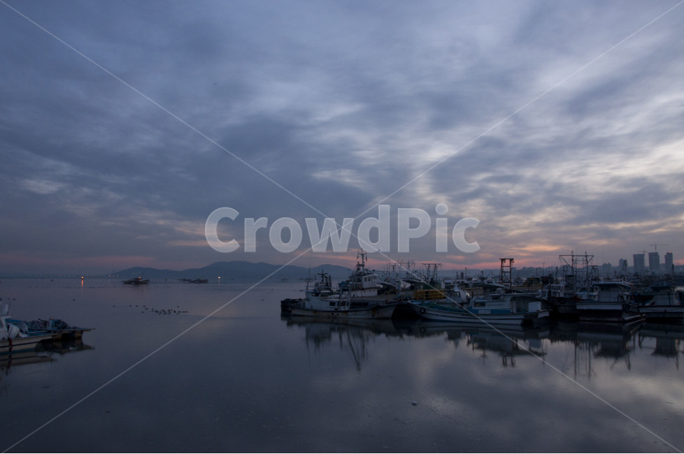 군산항,일출,바다,항구,바다풍경,일출풍경,산업,industry,industrial,어업,fishery,fishing industry