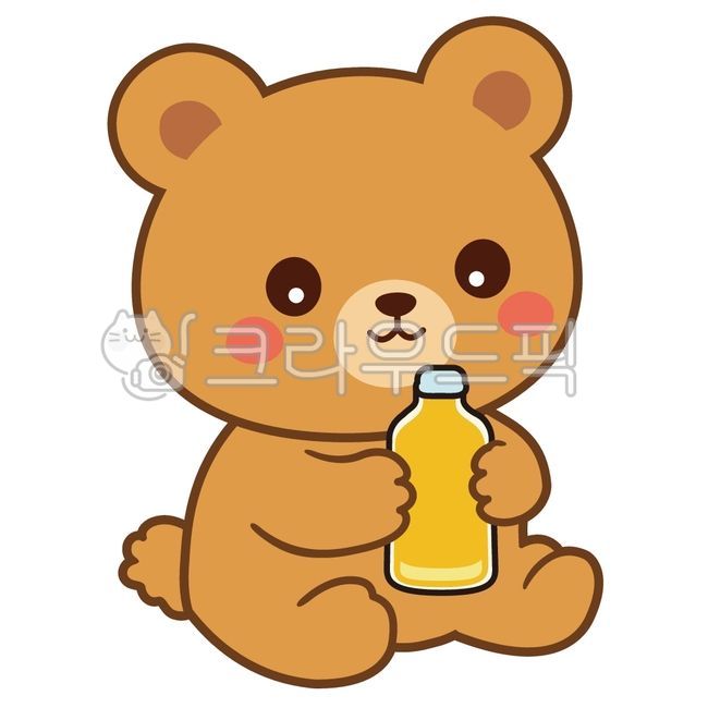 곰,귀여운,음료수,동물,아기곰,곰돌이,bear,animal,곰캐릭터,곰그림,곰일러스트,아기동물