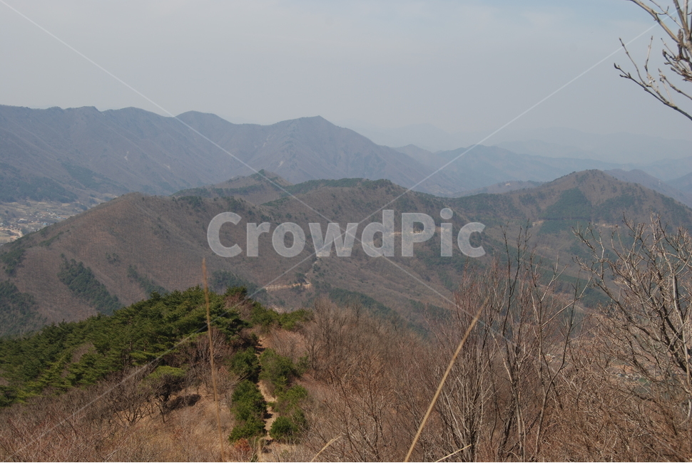 봄,탐방로,trail,tree,nature,자연,풍경,nature,landscape,outdoors,옥외,mountain range,산맥,mountain,산,hill,언덕