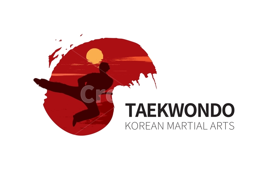 Martial Arts,game,gi,Character,shadow,sports,banner,kick,person,design,silhouette,logo,illustration,vector,man,Taekwondo,Taegeuk,fight