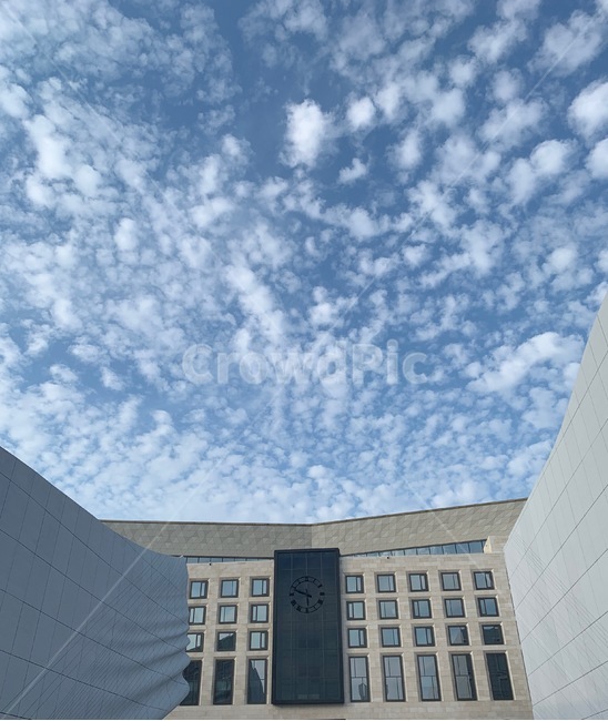 파란하늘,뭉게구름,맑은하늘,sky,풍경
