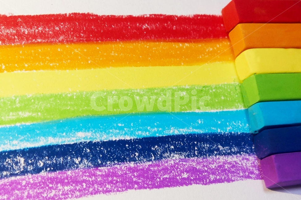무지개,파스텔,크레파스,미술,colorful,도구,빨강,주황,노랑,초록,파랑,남색,보라,rainbow,artist,art,예술,art,색깔,색상,색채,색감,color sense,color sensitivity,feeling of color