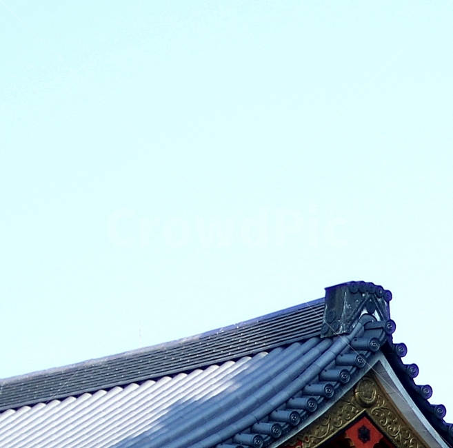 기와,일본,동양적인,동양,하늘,맑은,배경,풍경,건축물,건물외관,exterior,building,structure,architecture,construction,해외,외국,세계,foreign,oversea,world