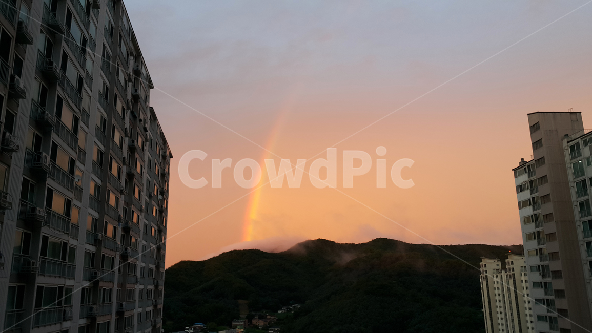 nature,자연,outdoors,옥외,sky,하늘,무지개