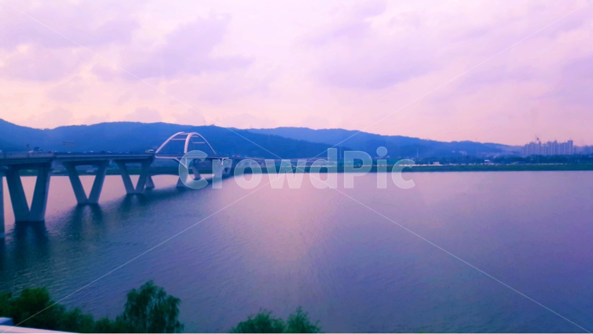 한강,저녁,노을,다리,자연,강,자연,풍경,nature,landscape,한국자연풍경,한국자연경관,korea nature landscape,building,건물