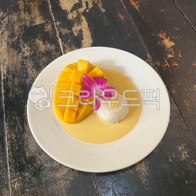 망고,망고밥,밥,디저트,태국,열대과일,요리,동남아