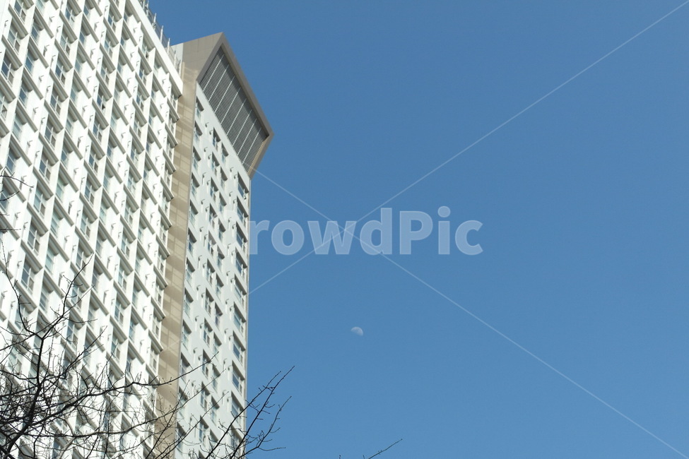 달,하늘,moon,sky,풍경,아파트,건물