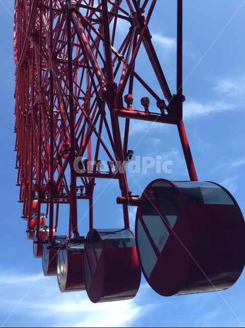 sky,japan,excited,amusementpark,cloud,Hep Five,ferriswheel,Amusement Park,atmospheric,ferris wheel,vintage,Ferris wheel,sight,giantwheel,Osaka,park,Sunny