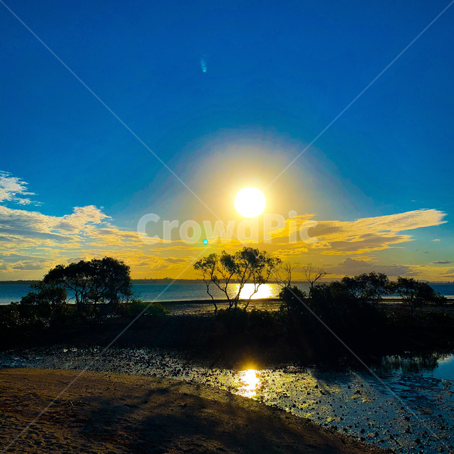 nature,자연,outdoors,flare,light,빛,일몰,해변,하늘