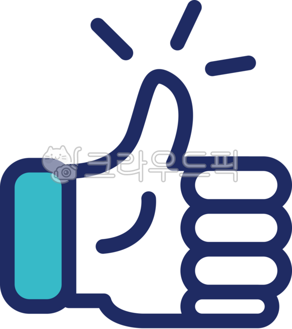 엄지, 엄지척, 따봉, 최고, 으뜸, 사진,이미지,일러스트,캘리그라피 - pangda작가