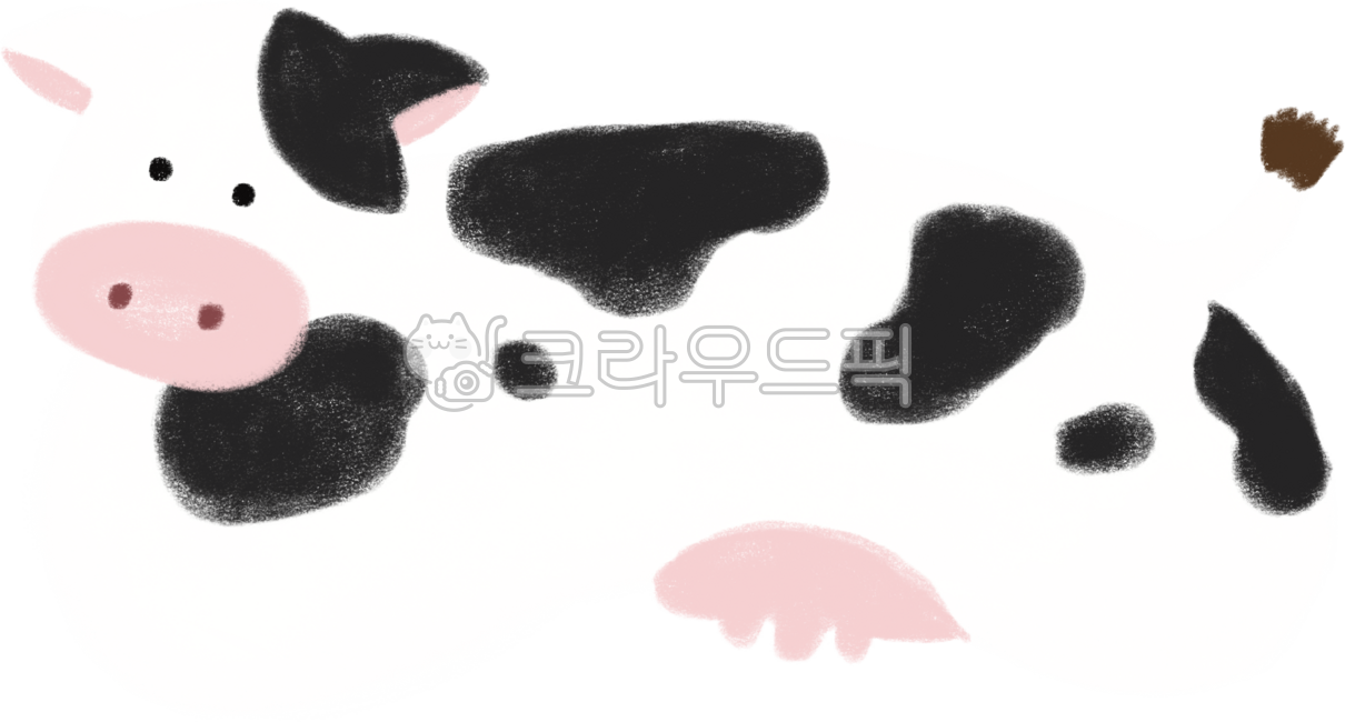 젖소,젖소일러스트,젖소그림,동물일러스트,동물,소,소일러스트,소그림,가축동물,젖소클립아트,누워있는젖소,귀여운젖소,귀여운일러스트