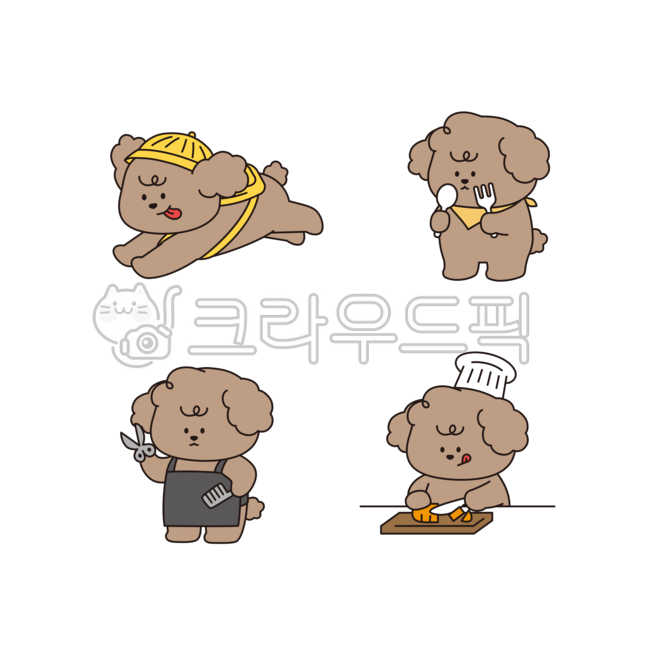 poodle,beauty,dog grooming,snack,dog snack,puppy kindergarten,dog logo,character logo,brown poodle,character,puppy,kindergarden,Homemade snacks,logo,animal