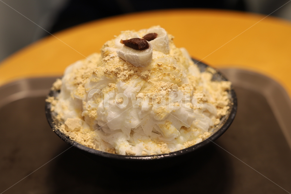 아이스크림,디저트,빙수,인절미빙수,인절미,떡,dessert