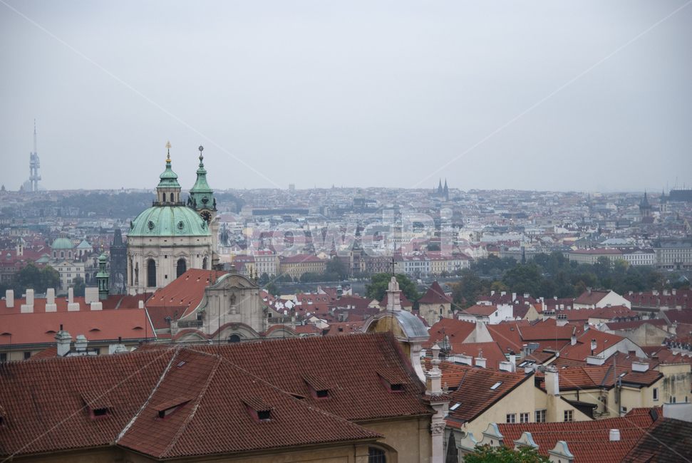 프라하,시내전경,프라하전경,프라하지붕,빨간지붕,praha,체코