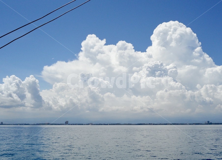 하늘,구름,맑음,파란하늘,뭉게구름