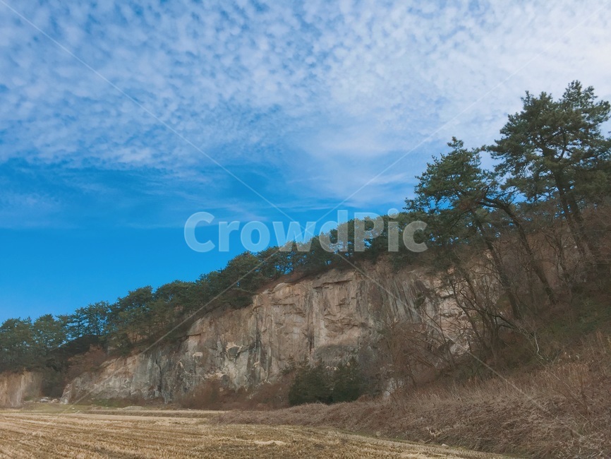 절벽,나무,하늘,구름,산,밭,자연,풍경,nature,landscape,outdoors,옥외,cliff,낭떠러지