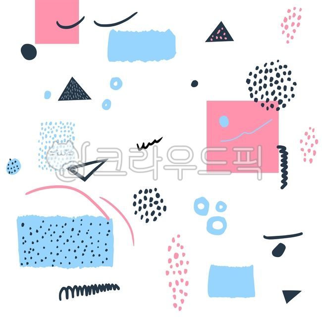 배경,백그라운드,무늬,패턴,텍스쳐,일러스트,일러스트레이션,그림,드로잉,벡터,추상,기하학,추상적,도형,문양,연속,연속패턴,사각형,네모,세모,삼각형,곡선,원,반원,분홍색,하늘색,검정색,분홍,파랑,하늘,검정,background,geometric,abstract,illustration,pattern,drawing,pink,blue,black