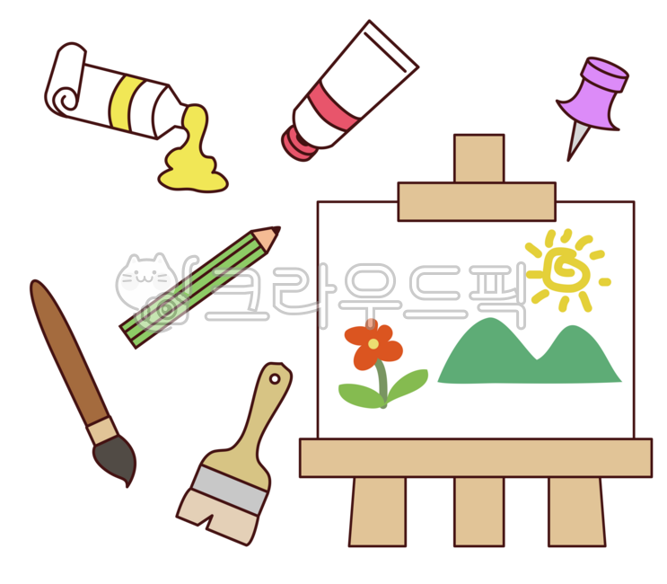 미술,일러스트,물감,핀,도구,재료,미술재료,미술도구,이젤,도화지,그림,그림도구,그림재료,미술수업,붓,연필,큰붓,화가