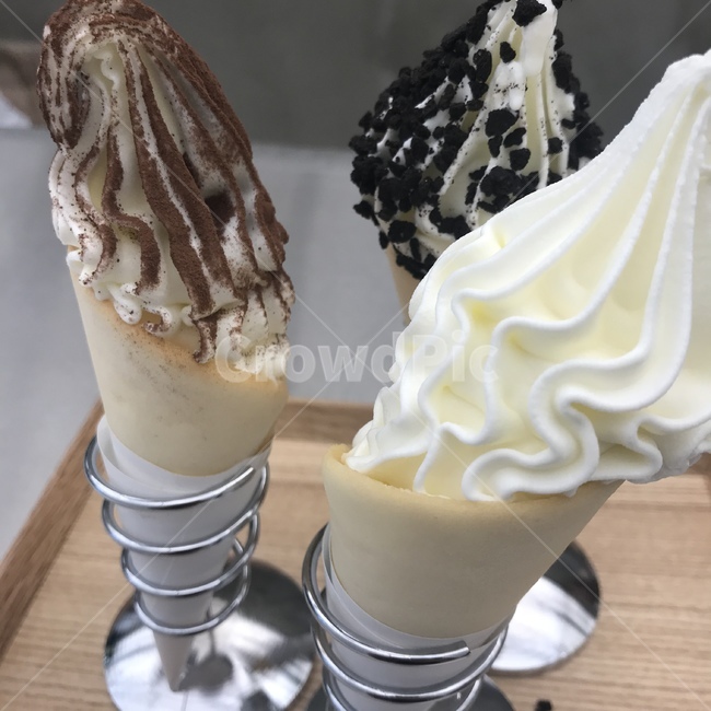 아이스크림,소프트콘,3개,우유맛,디저트
