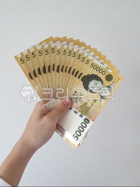 money,돈,지폐,5만원,오만원,오만원권,5만원권,다발,돈다발,papermoney,손