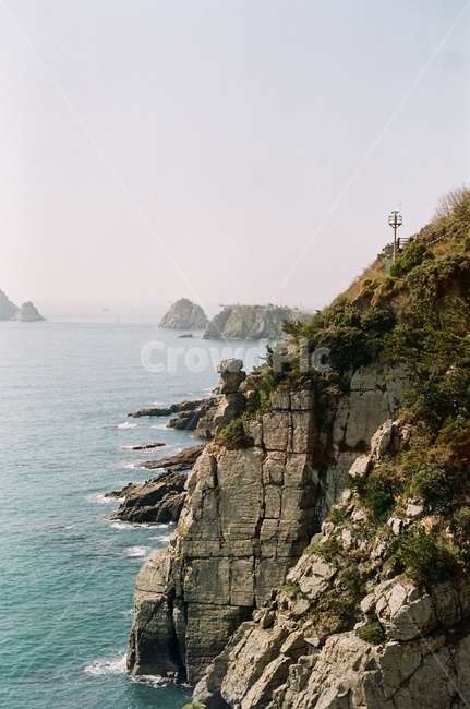 오륙도,이기대,바다,갈맷길,해안산책로,부산,필름,필름사진,트레킹,관광지