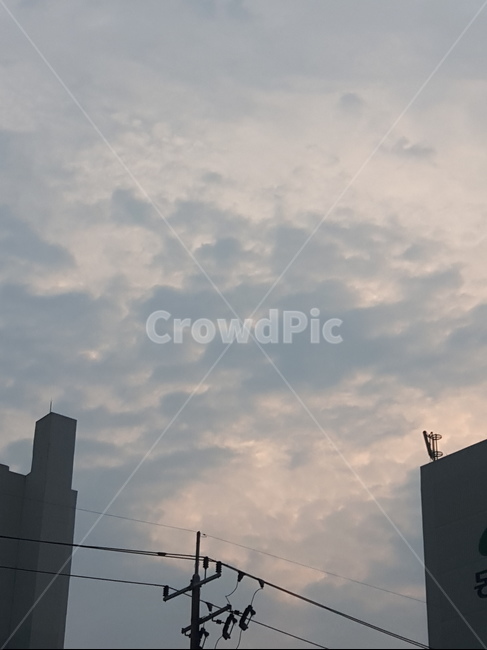 하늘,구름,저녁,자연,sky