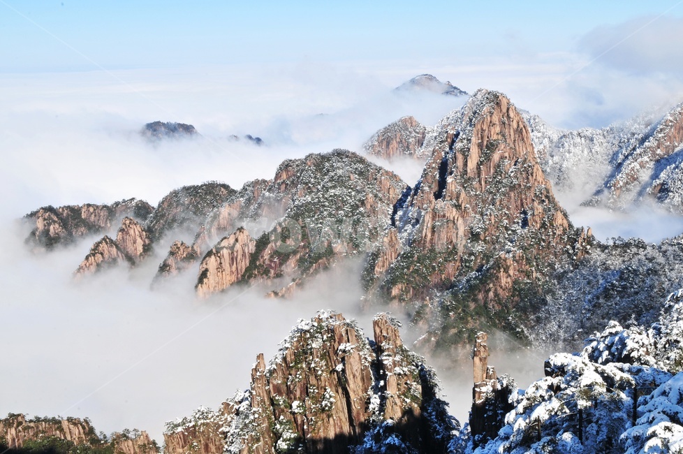 중국,중국황산,황산,황산설경,mountainrange,산맥,nature,자연,mountain,산,outdoors,옥외,겨울,계절,winter,season,자연,풍경,nature,landscape