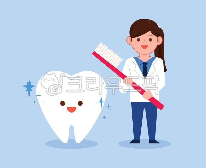 치과,치아,건강,헬스,치아건강,이빨,이,벡터,일러스트,캐릭터,귀여운,삽화,치과의사,의사,의사선생님,칫솔,반짝이는,깨끗한,인물,사람,여자,칫솔질,건강한,하얀,어금니,덴탈케어,오랄케어,치아관리