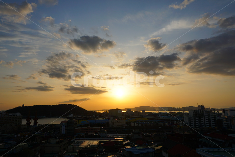 노을,한국,대한민국,인천,동인천,차이나타운,차이나타일몰,인천일몰