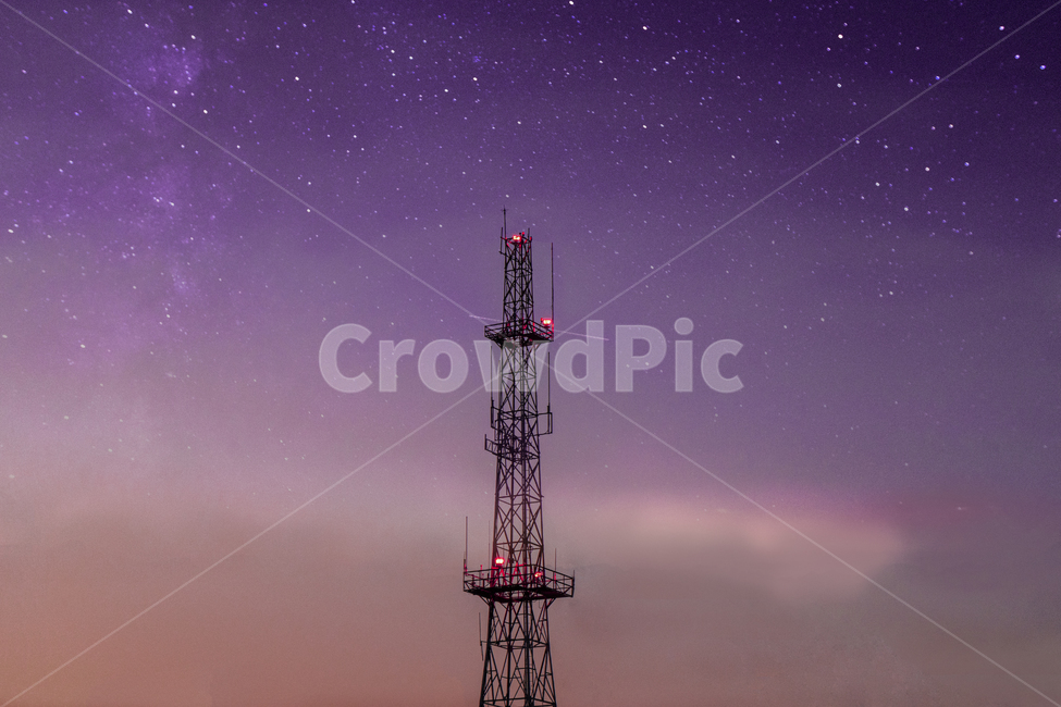 별,안테나,밤,노을,서울,서대문구안산,보라색,야경,밤,풍경,nightscape,night,landscape,색깔,색상,색채,색감,color sense,color sensitivity,feeling of color