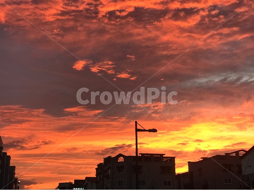 밤,밤하늘,하늘,노을,해질녘,sky,sunset